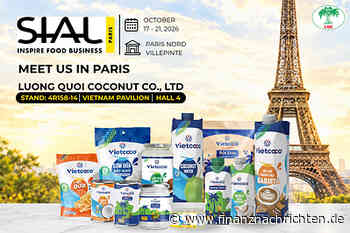 EQS-News: Luong Quoi Coconut Co., Ltd: Luong Quoi Coconut Vietnam präsentiert vietnamesisches Kokosnuss-Know-how auf der SIAL Paris 2026
