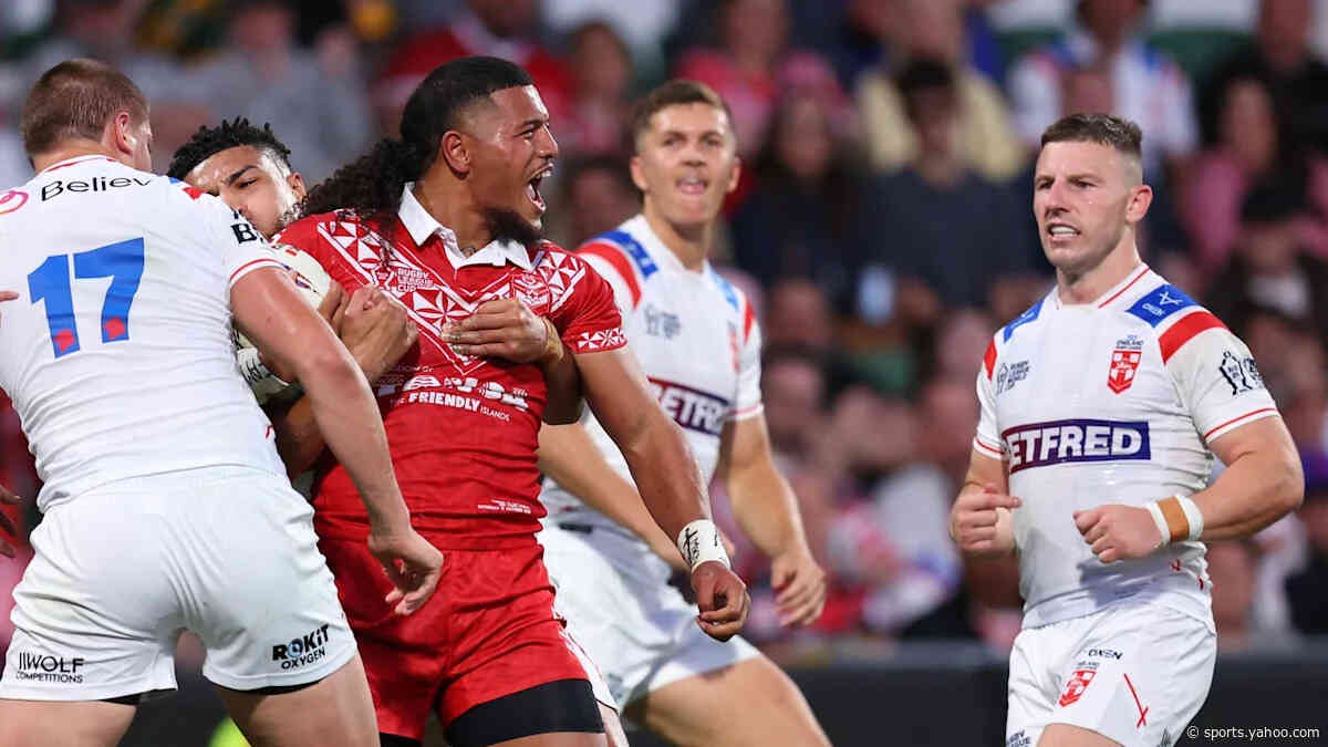 England’s Rugby League World Cup hopes already hang by a thread after brutal Tonga defeat