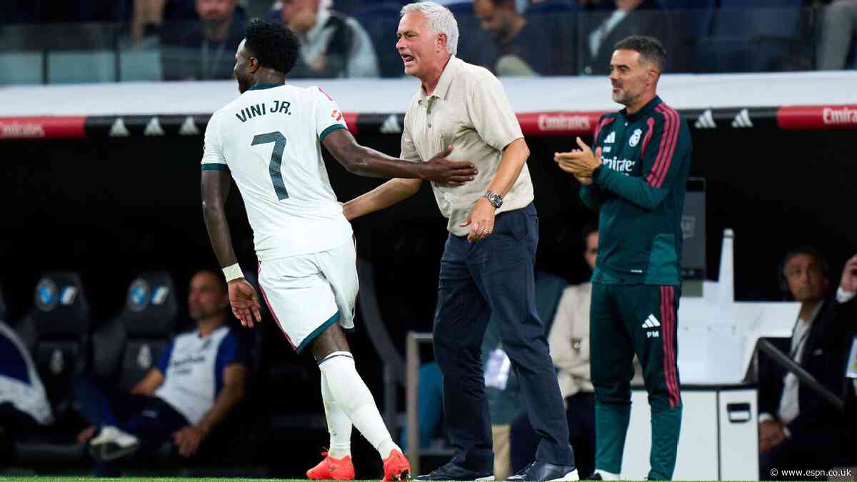 José praises Vini's Madrid grit: If I were him, I'd have left