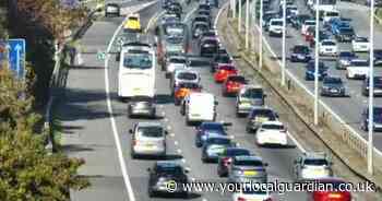 LIVE updates as lane blocked on M25 with congestion for miles