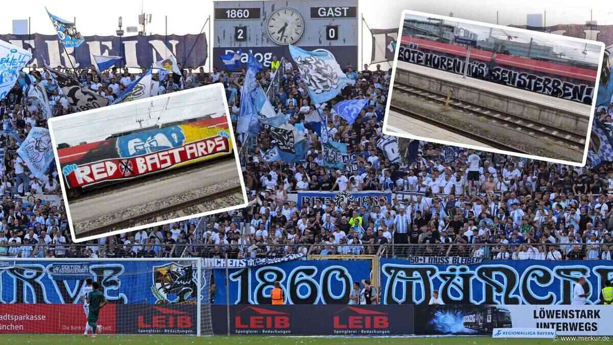 1860-Fans provozieren vor Bayern-Derby mit XXL-Graffitis