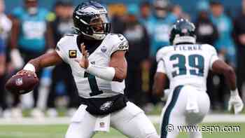 Sources: Eagles QB Hurts, out indefinitely with blood clot, not planned for IR
