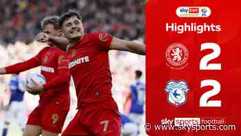 Middlesbrough fight back to grab a point against Cardiff!