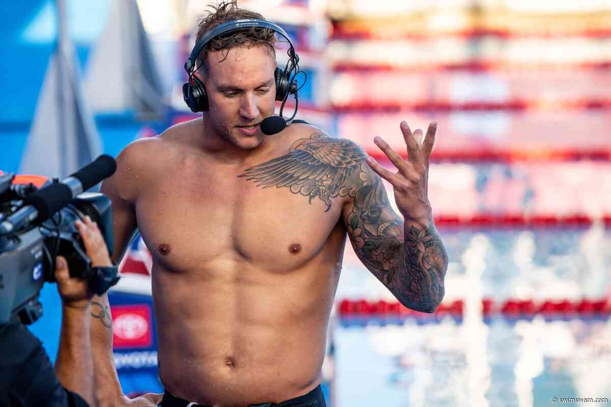 Caeleb Dressel: “We’re exactly where we should be… for me there needs to be more intensity”