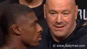 UFC star Joaquin Buckley goes viral for SNUBBING Dana White handshake before bizarre pre-fight interview
