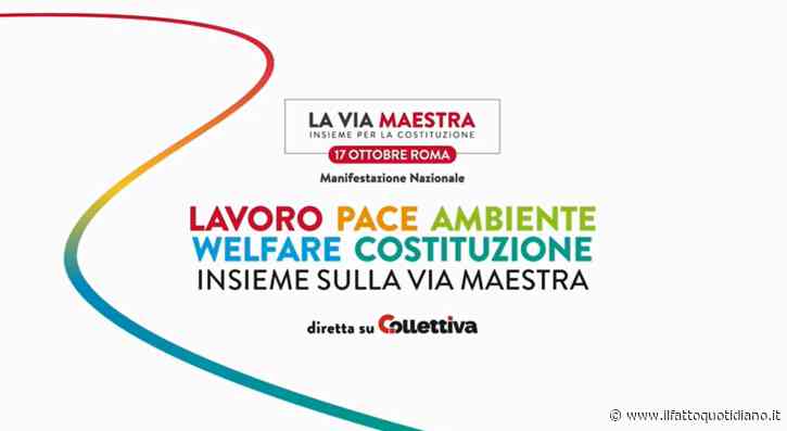 Manifestazione della Cgil “La Via Maestra”, la diretta da Roma. Tra gli interventi anche quelli dei leader del centrosinistra