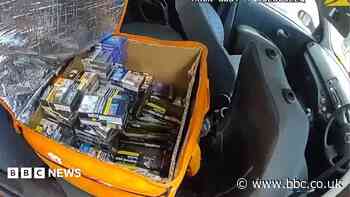 Illegal tobacco worth £17k found in Just Eat bag