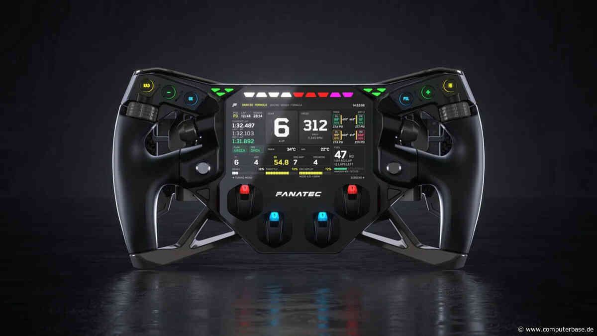 Lenkrad-Prototyp: Fanatec zeigt Project Obsidian mit SimHub-Support