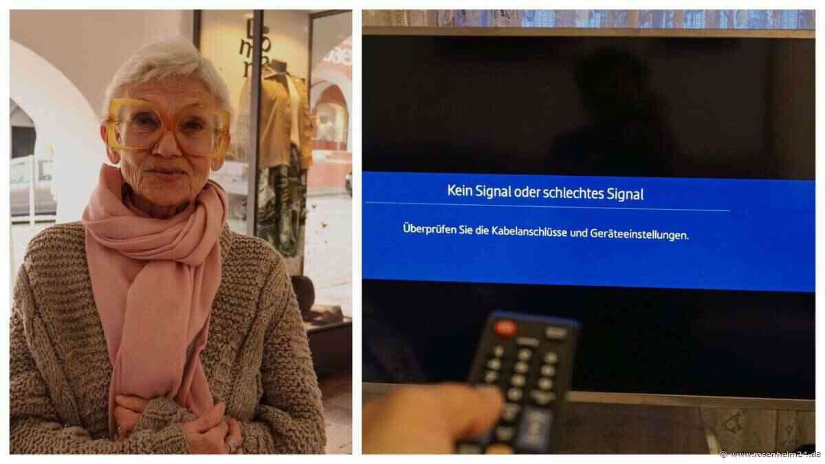 „Schnauze voll“: Wasserburgerin (80) hat seit Wochen keinen TV-Empfang – was sagt der Anbieter?