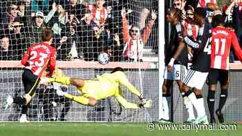 Premier League: Liverpool level at 10-man Brentford as new man hands Andoni Iraola's side a lifeline - while Erling Haaland brace puts Manchester City in control against Ipswich