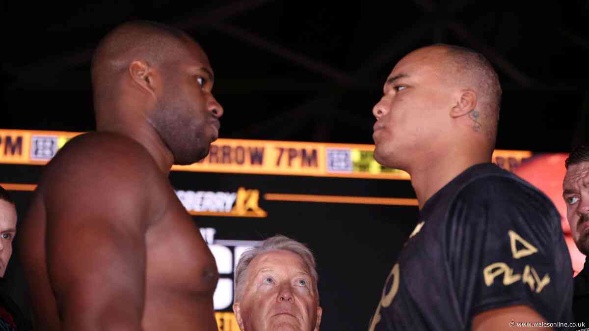 How to watch Dubois v Wardley on TV - channel, live stream and exact start time