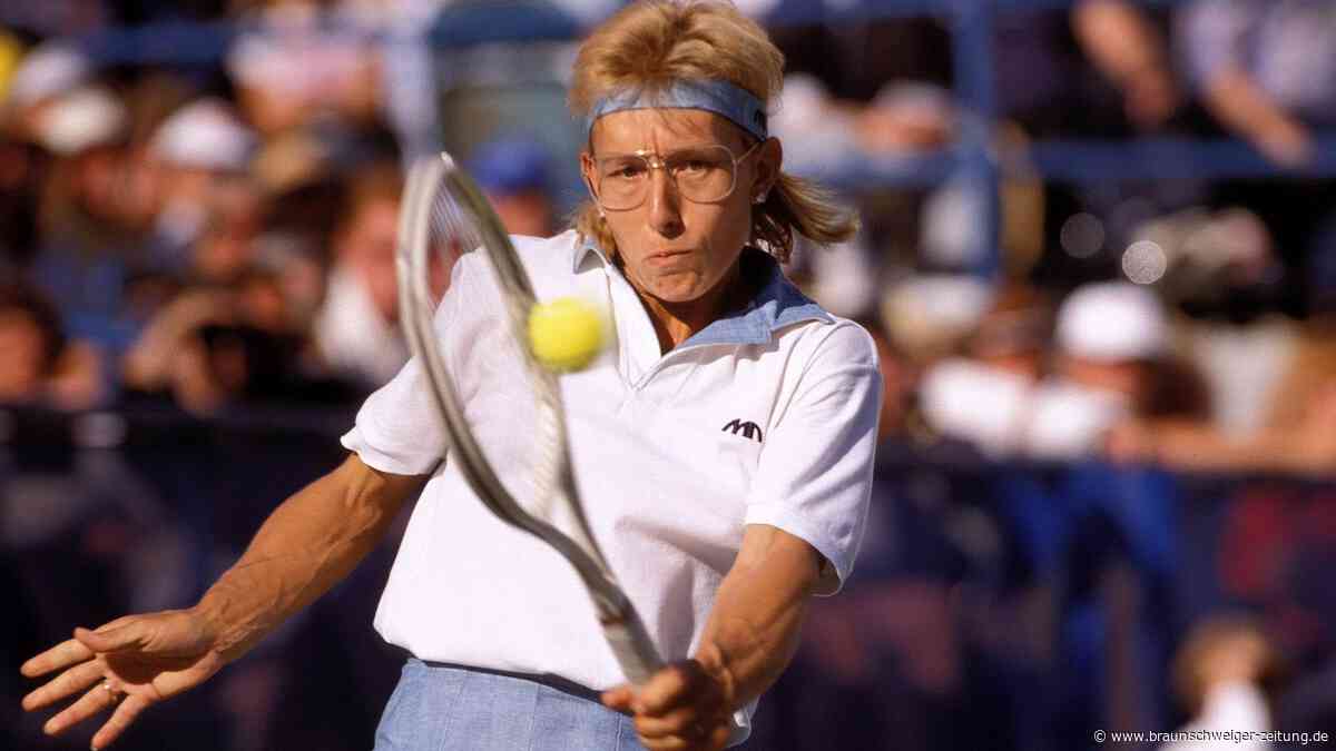 Brille, Stirnband, Serve and Volley: Tennislegende Martina Navratilova wird 70