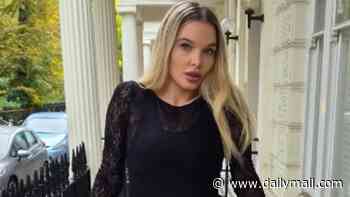 Helen Flanagan sizzles in sexy leather hotpants and lace tights as she embraces the 'Season of the Witch'