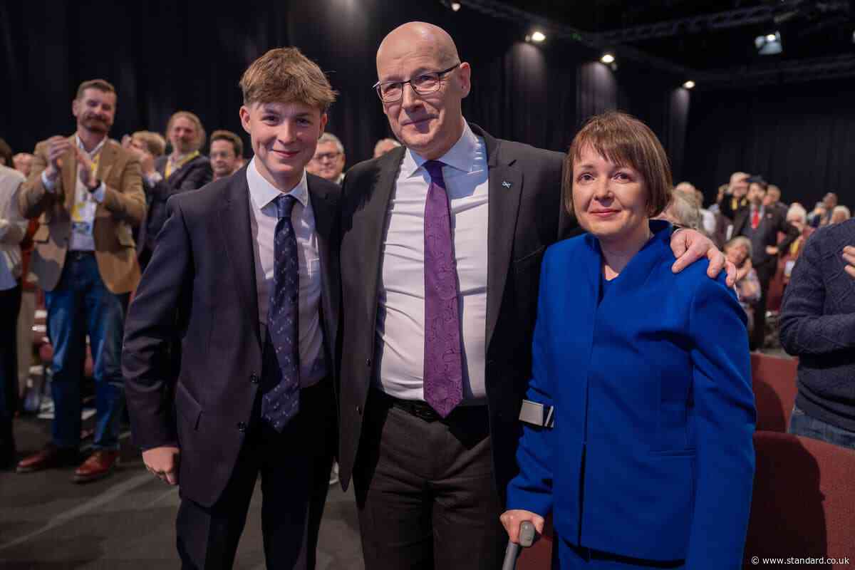 John Swinney tells SNP conference of drive to deliver independence for his son