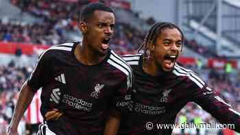 Liverpool complete comeback victory against nine-man Brentford as £100million men combine - with Alexander Isak scoring on his return from injury
