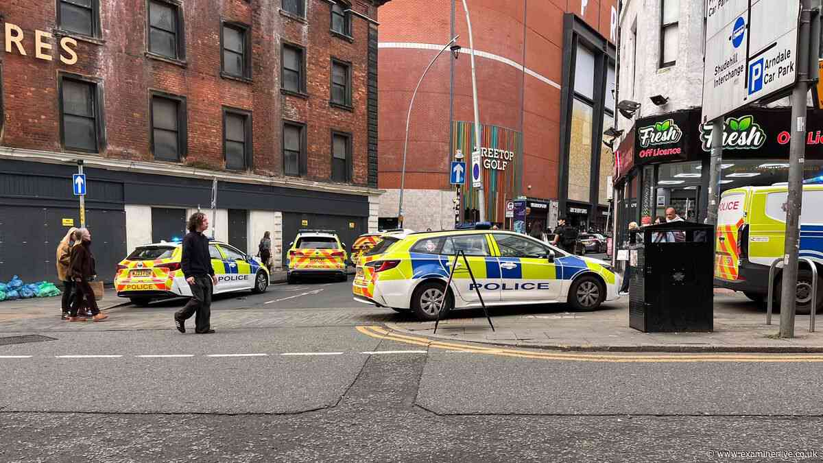 Manchester Arndale live: Armed police swarm city centre