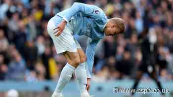 Maresca plays down Haaland injury fears after City star limps off