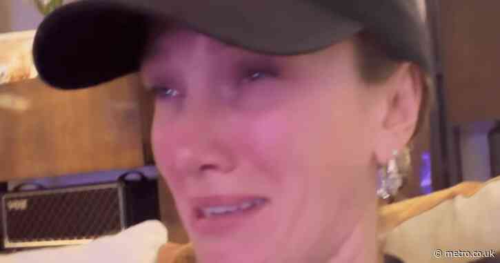Delta Goodrem breaks down after message from Johannes Radebe on Strictly Come Dancing