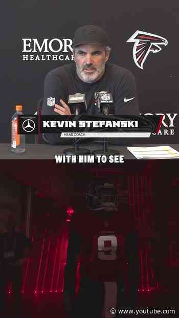 Coach Stefanski shares an update on Michael Penix Jr. for Sunday #nfl #interview #atlanta