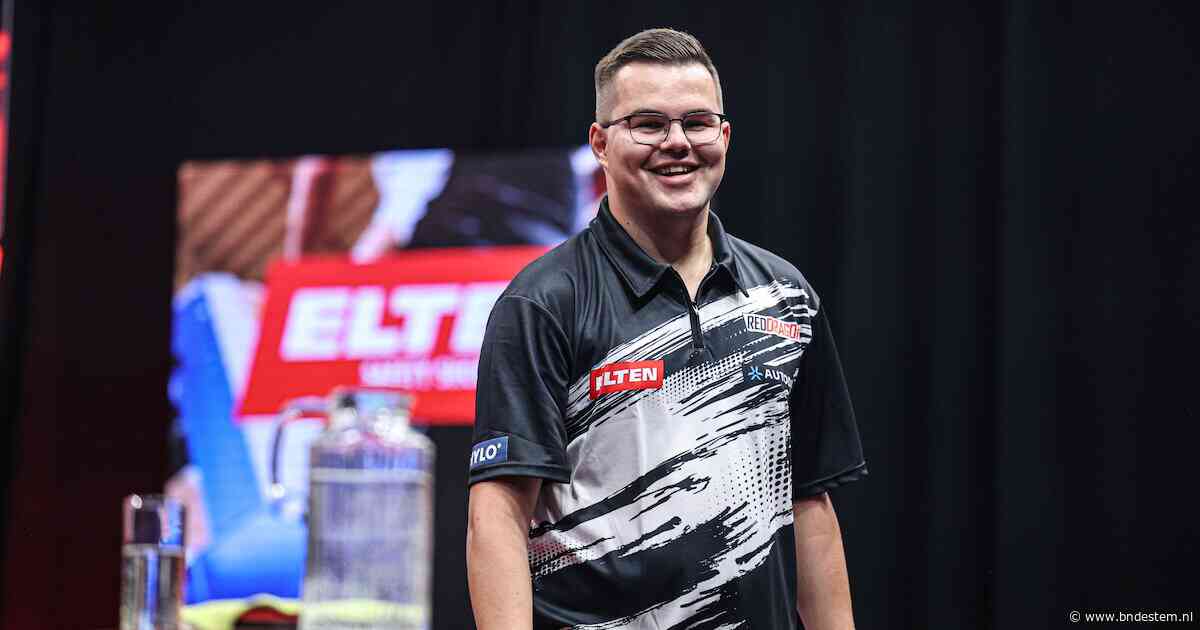 Gian van Veen droogt tegenstander in negen minuten (!) af op Euro Tour, Van Gerwen sneuvelt in Maastricht