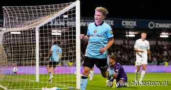 Sem Steijn gidst Feyenoord met dubbelslag langs Telstar in vermakelijk doelpuntenfestijn