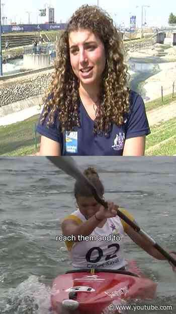 Hey @jessfoxcanoe, remember this one? 👀🤩 #Olympics #YouthOlympics #CanoeSlalom