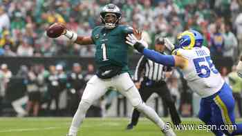 Sources: Eagles QB Hurts placed on IR, expected to be out indefinitely