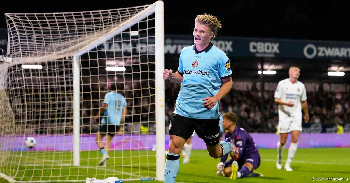 Sem Steijn gidst Feyenoord langs Telstar in doelpuntenfestijn, gat met PSV nu vier punten