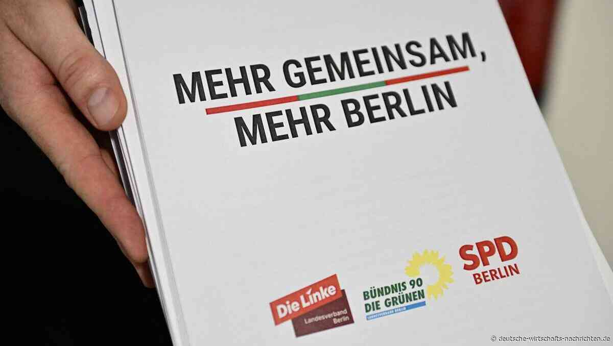 Regierungsbildung in Berlin: Das planen Linke, Grüne und SPD für die Hauptstadt