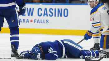 Maple Leafs' Tavares out week-to-week with lower-body injury