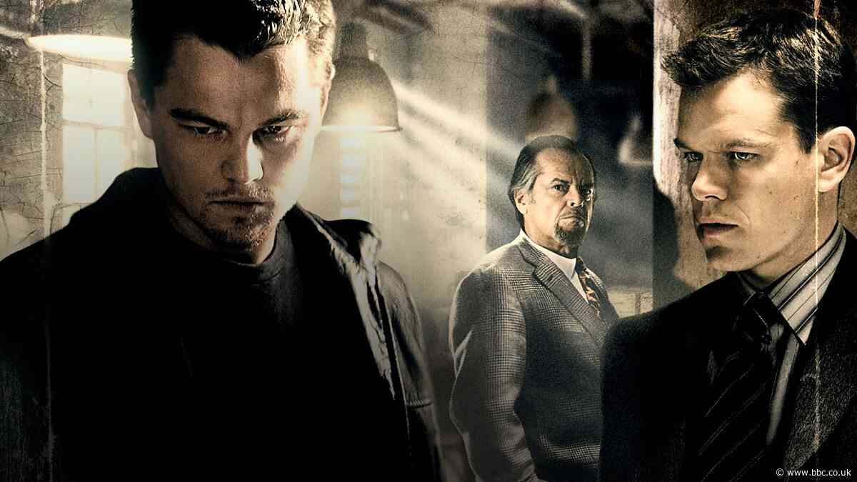 Matt Damon and Leonardo DiCaprio star in a tense 2006 crime thriller