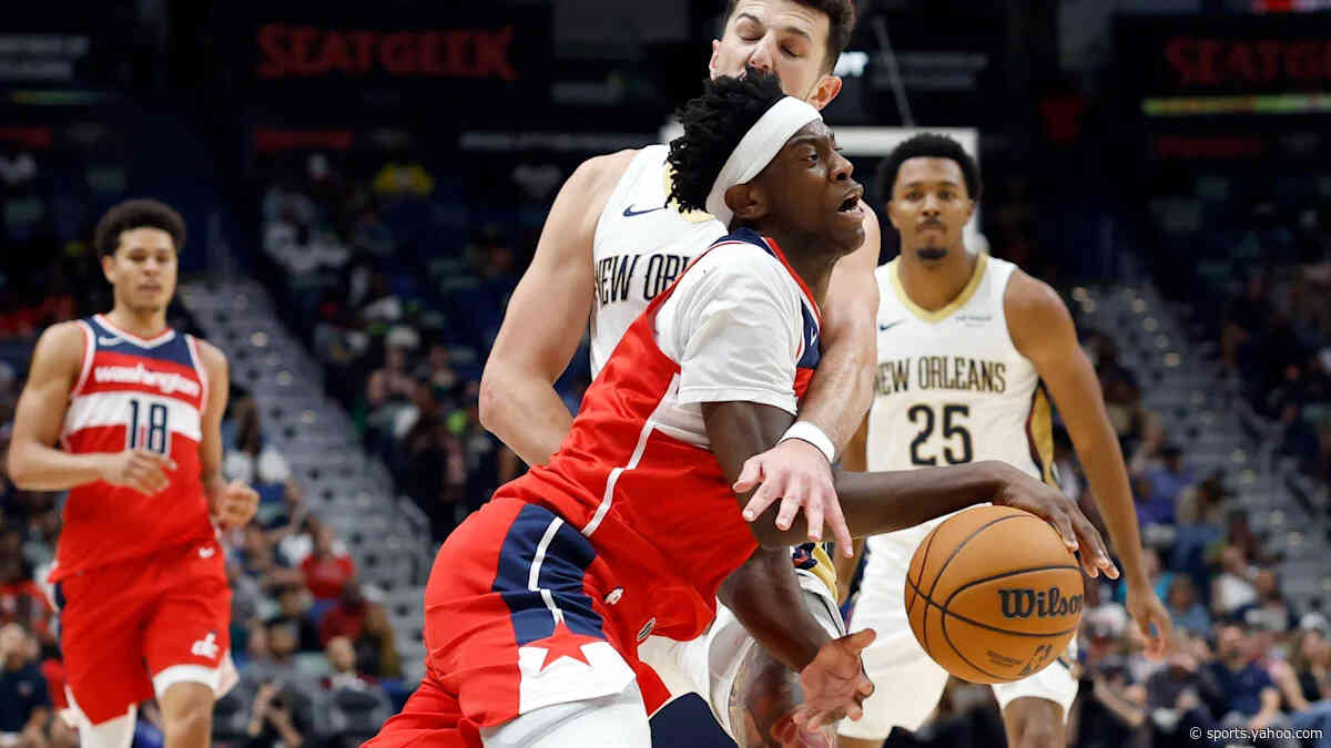 AJ Dybantsa’s Wizards debut in jeopardy after ankle injury in preseason finale