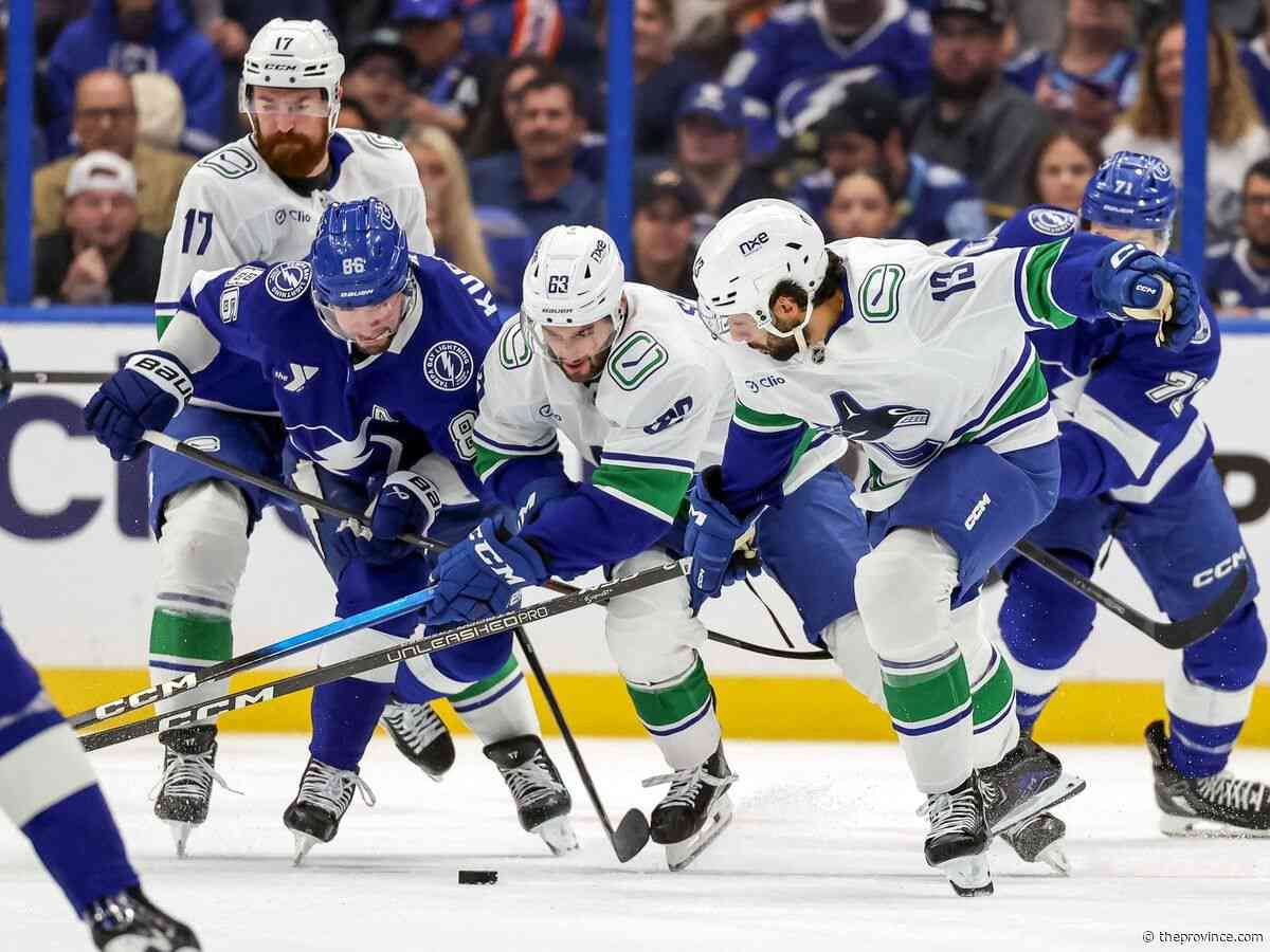 Lightning 4, Canucks 2: Tough finish to a tough road trip