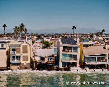 ‘The house was toast’: Surf swallows California homes