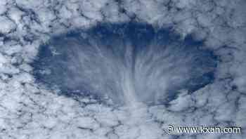 Hole punch cloud spotted in Austin area Saturday