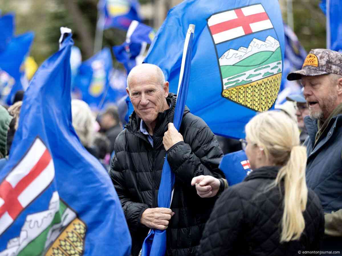 Separatists rally at Alberta legislature: 'It's a movement. It's a culture. It's not going away.'