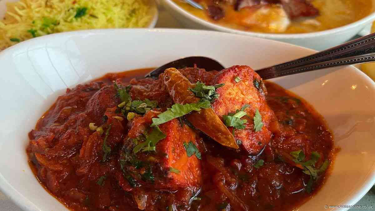 Indian restaurant hidden on a golf course in Margam named Wales' best