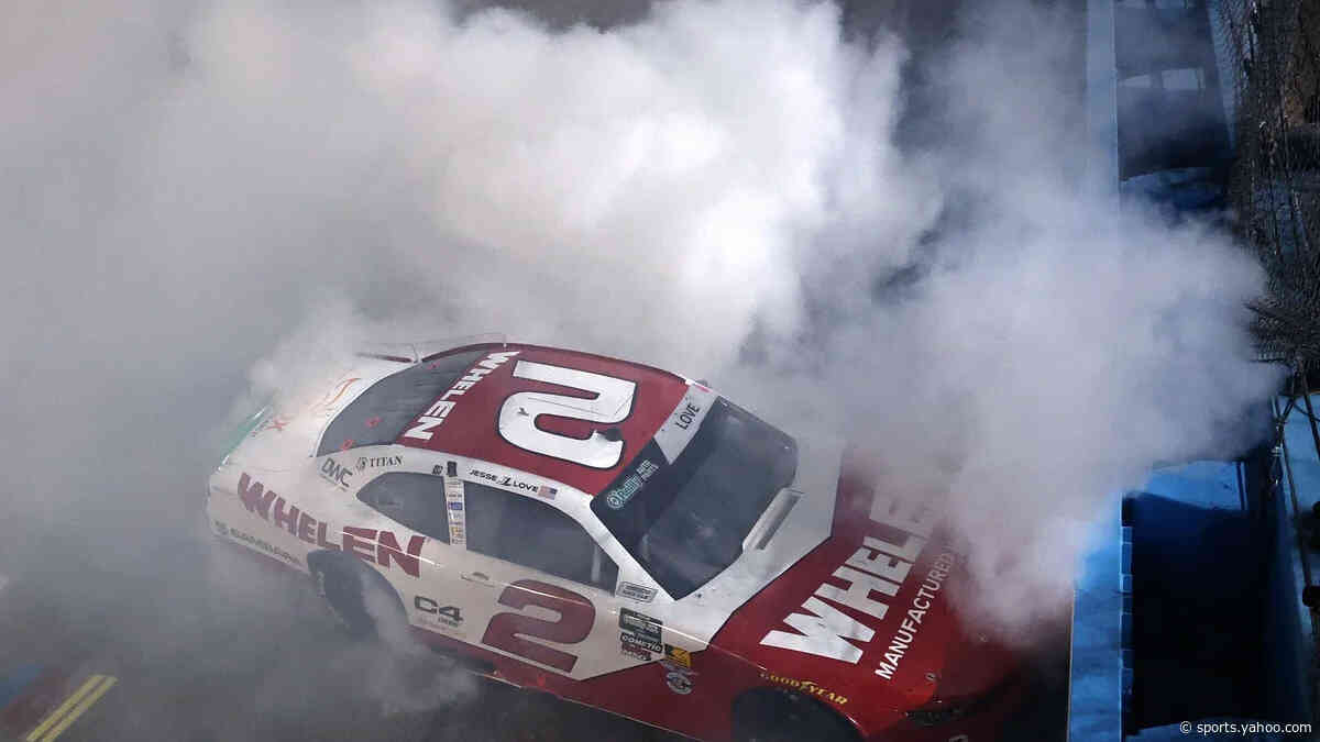 Jesse Love barely holds off Sam Mayer for NASCAR O'Reilly win at Phoenix