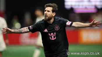 Messi scores twice, takes season tally to 25