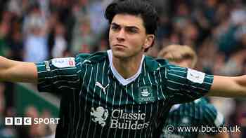 Argyle's Irow wins League One goal of the month award