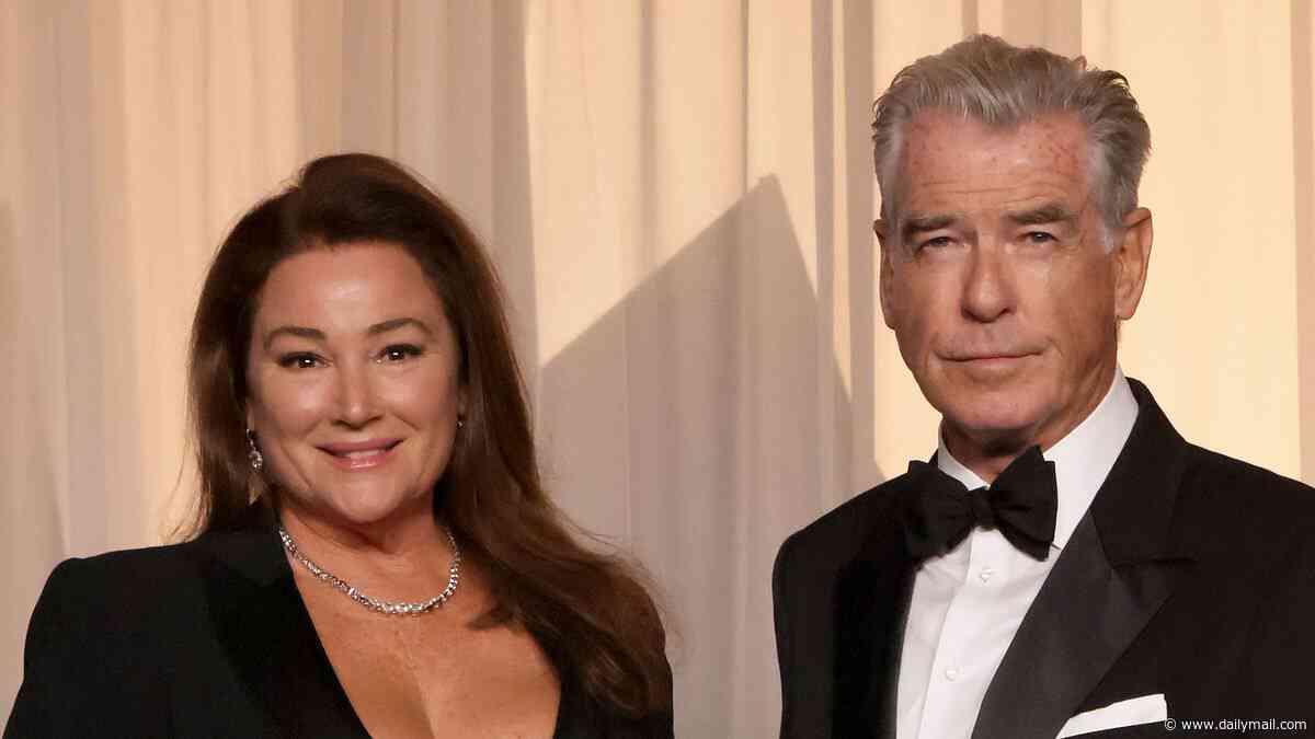 Pierce Brosnan's wife Keely, 63, shows off her thinner-than-ever frame for date night with James Bond vet, 73, at Academy Museum Gala 2026
