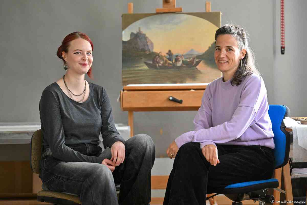 Diese zwei Chemnitzer Restauratorinnen bewahren Kunst vor dem Verfall