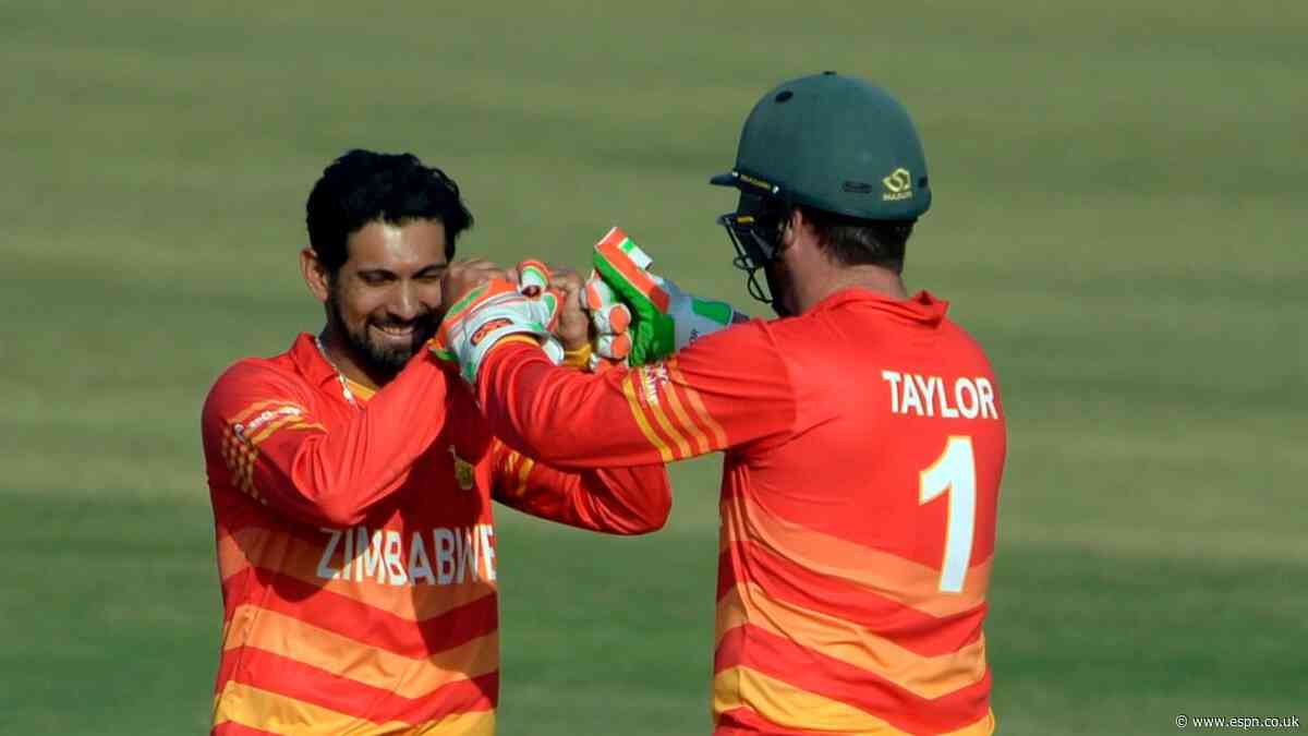 Raza hails 'unity and culture of the team' after Zimbabwe's hard-fought win