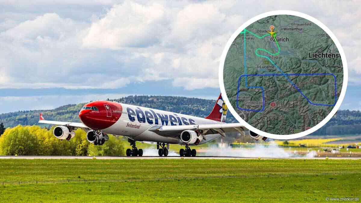 Panne kurz nach dem Start: Flugzeug lässt 45 Tonnen Kerosin über den Alpen ab