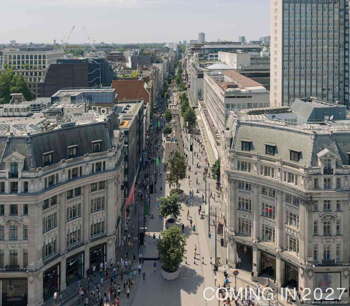 Oxford Street is about to be transformed: Full details of pedestrianisation launch