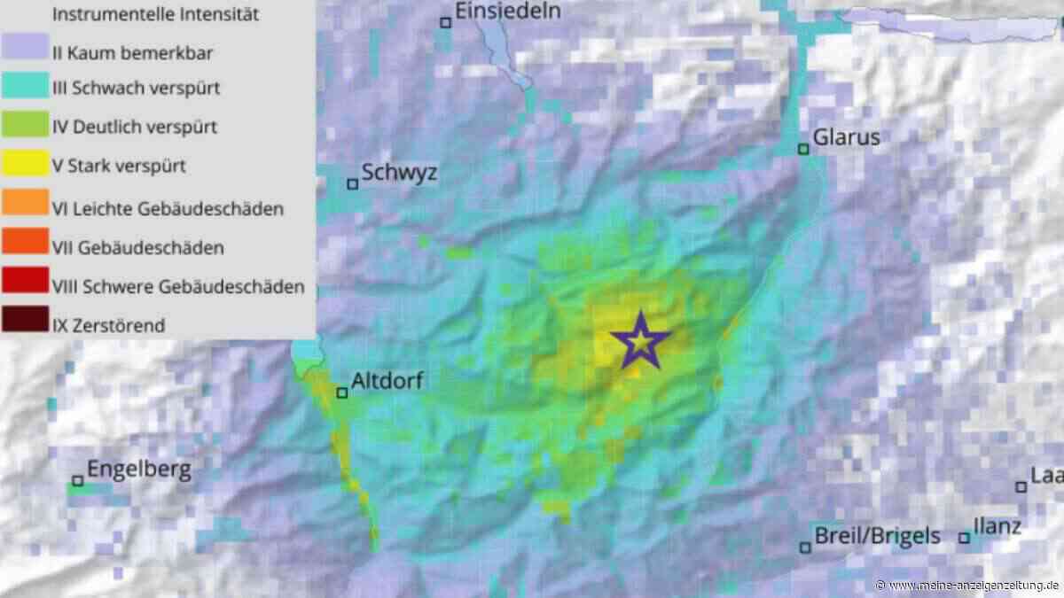 Erdbeben schreckt Hunderte Menschen in der Schweiz aus dem Schlaf