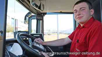Braunschweigs jüngster Busfahrer: Mit 18 schon im Linienverkehr