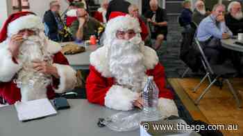 There’s snow business: Veteran Santa buckles up for another Christmas