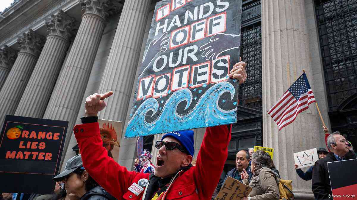 Von New York bis Los Angeles: Landesweite "No Kings"-Proteste - Tausende US-Bürger demonstrieren gegen Trump