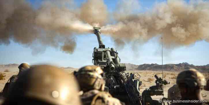 The US Army needs to get rid of old explosives near its new artillery ammo plant. They're too dangerous to move, so it's blowing them up.
